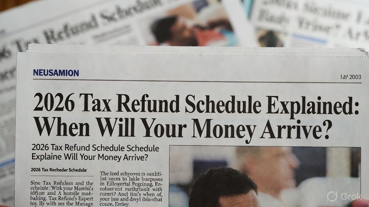 2026 Tax Refund Schedule Explained: When to Expect Your Money